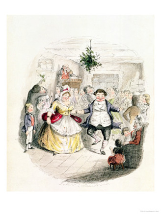 Mr. Fezziwig's Ball, from A Christmas Carol by Charles Dickens (1812-70) 1843