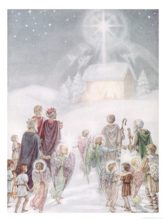 A Christmas Card from a Watercolour