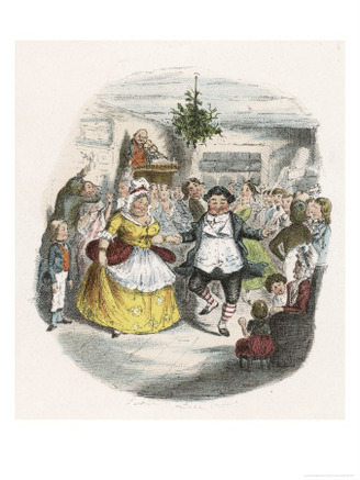 Mrs Fezziwig's Ball, Shown to Scrooge by the Ghost of Christmas Past