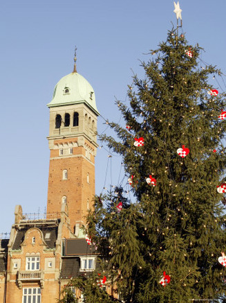 Radhuspladsen (Town Hall Square) at Christmas, Copenhagen, Denmark, Scandinavia