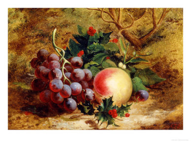 Christmas Fruit and Flowers